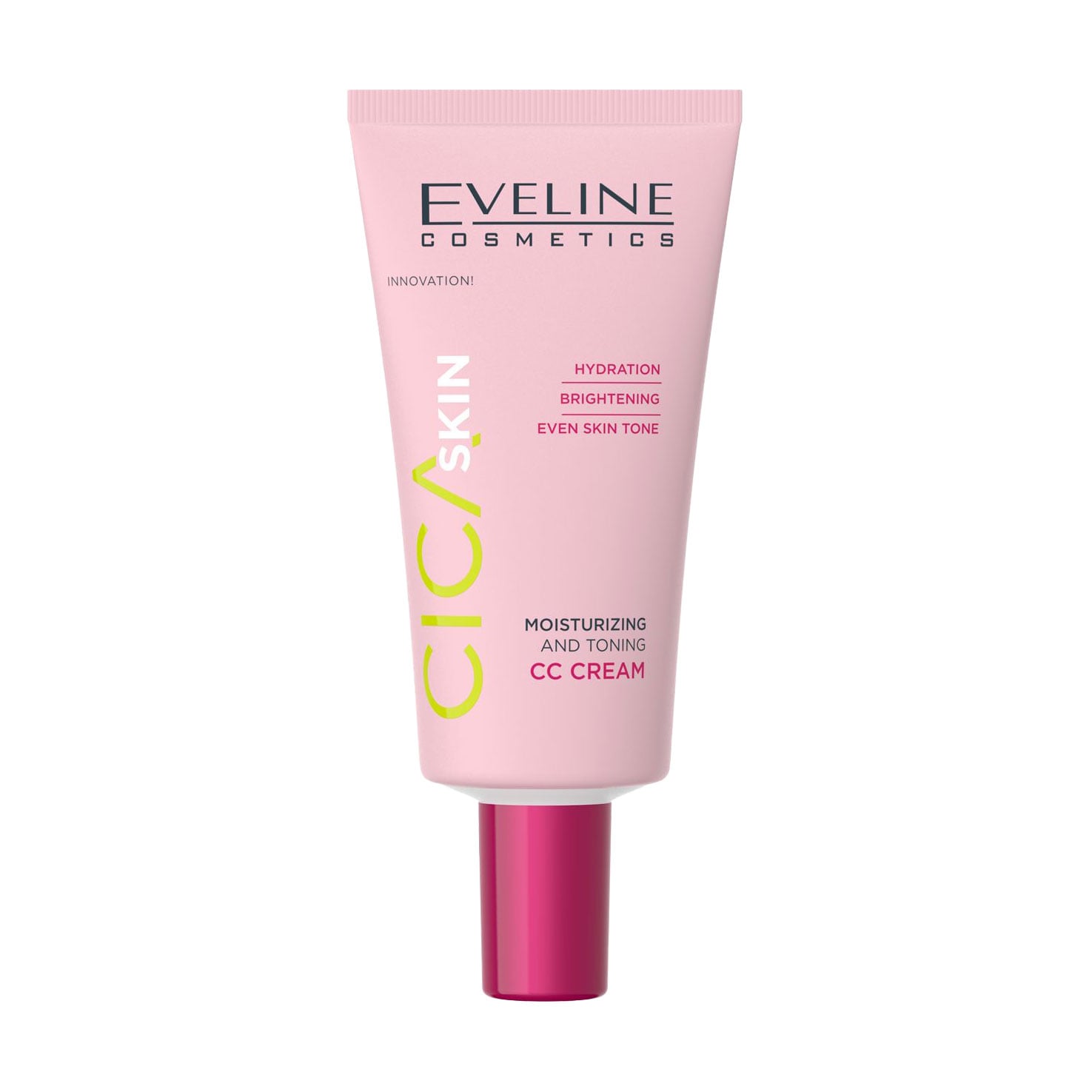 Зволожувальний та живильний СС-крем для обличчя Eveline Cosmetics Cica Skin Moisturizing And Toning CC Cream, 50 мл
